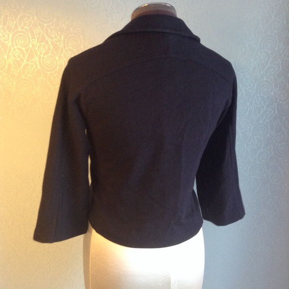 BAILEY 44 soft black ponte knit jacket peacoat XS - Picture 4 of 6